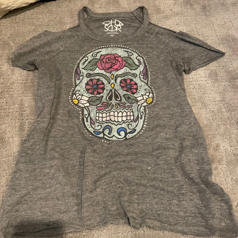 Chaser cold shoulder t shirt